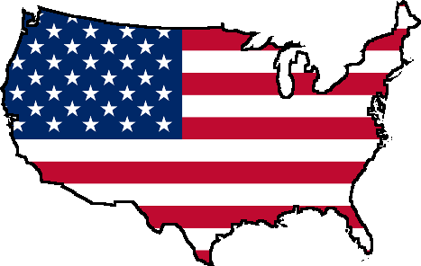 United States, map