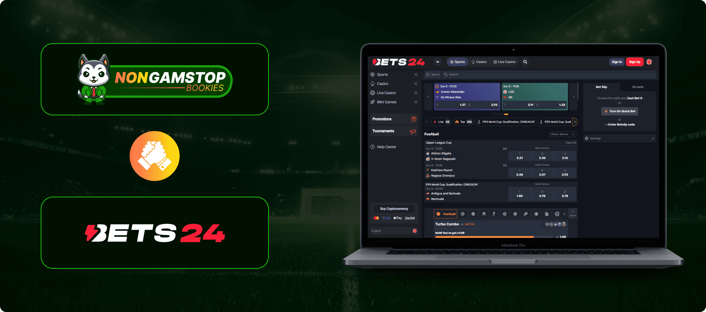 Bets.24 betting site banner